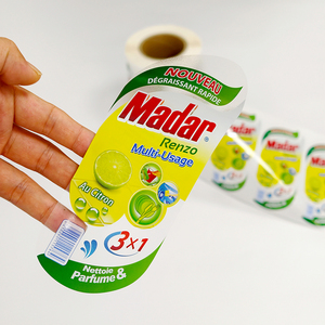 Laminated Roll Labels Matte Finish Protective Self Adhesive <b>Stickers</b> for Beverage Drink <b>Bottles</b> - Product Image 1