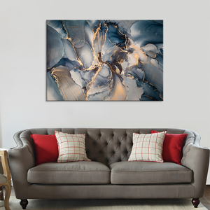 Nuova immagine di alta qualità camera da letto decorazione per la casa in marmo grano di tela astratta pittura e decorazione per la casa di arte della parete di lusso - Product Image 4