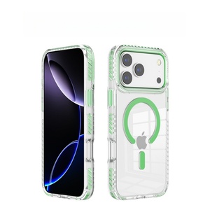 เคสกันกระแทกแบบไฮบริด PC + TPU สำหรับ iPhone 16 15 14 13 12 11 Pro Max, เคส iPhone 17 แม่เหล็กอะคริลิค - Product Image 5