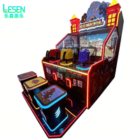 Nouvelle Machine de Jeu Commerciale à Monnayeur Dinosaur Rising pour 3 Personnes, avec Tir de Balles et Lancer d'Eau, pour Aire de Jeux pour Enfants