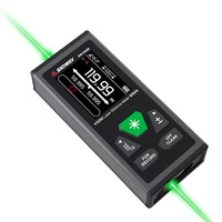Télémètre laser double SNDWAY SW-DG100 200M, laser vert, outil de mesure industriel, IP54, en alliage, vente en gros