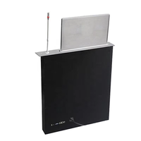 Système de conférence sans papier motorisé électrique escamotable pour écran LCD de 17,3 pouces avec moniteur d'ordinateur dissimulé