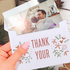 Thẻ trống và phong bì <span class=keywords><strong>5x7</strong></span> kem trắng mời gấp cardstock với phù hợp với tự đóng dấu Kem A7 phong bì - Product Image 5