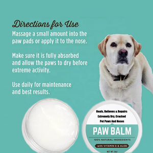 Bálsamo Hidratante Seguro para Lamer Pata de Mascota, Almohadillas para Pies, Cuidado del Talón Agrietado, Reparación Curativa, Suaviza, Protege La Nariz de Perro y Gato, Cera - Product Image 4