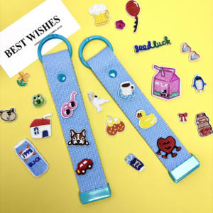 32MM DIY Leinengurt Schlüsselband Abnehmbare Verdickte Eisen-Patches für Schlüsselanhänger Geldbörse Gepäck Dekorative Geschenke - Product Image 6