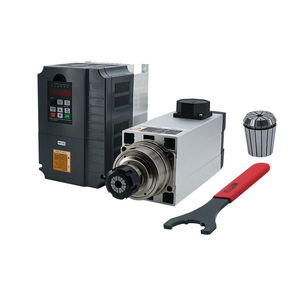 มอเตอร์แกนหมุน CNC 6KW ER32 18000 รอบต่อนาที 220V/380V ระบายความร้อนด้วยอากาศ ใช้ร่วมกับ VFD 7.5kw สำหรับเครื่อง CNC Router - Product Image 5