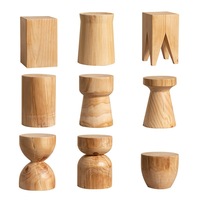 Vente en Gros Joli Tabouret en Bois Massif et Pin Bois Table Basse Chaise Petite Chaise en Bois Tabouret en Bois