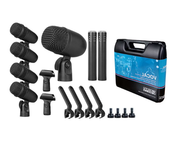 Factory Direct Sales The entire microphone kit Musical Instrument Mic Metal Wired Dynamic Drum Microphone for Stage Show