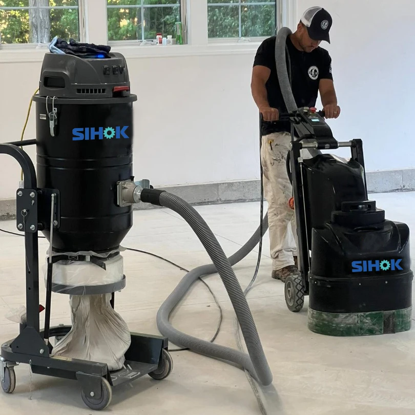 Factory direct supply 540mm floor polishing machine epoxy terrazzo concrete floor grinder with vacuum