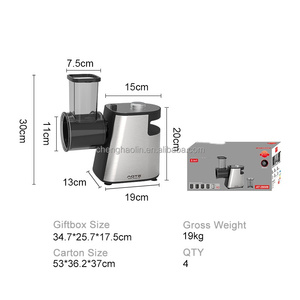 Hachoir à viande électrique domestique en acier inoxydable pour couper les légumes, préparer les jus et garnir les saucisses - Product Image 2