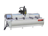 Machine de perçage et de fraisage CNC universelle à 3 axes AODE, alimentation directe usine, 3 broches, pour profilés aluminium, écologique, garantie 1 an
