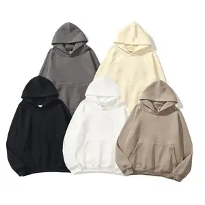high quality casual hooded mans hoodie essential letter logo double line chest style sweater men loose hoodies Used