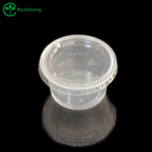 4 unzen Fabrik Preis PP Sauce Tassen Salat Dressing Tassen Einweg Lebensmittel behälter mit deckel kunststoff sauce tassen - Product Image 1