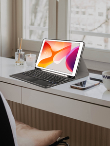 Cho <span class=keywords><strong>Ipad</strong></span> 10.<span class=keywords><strong>2</strong></span> "7 8 9th Thế Hệ bàn phím không dây trường hợp touchpad 10.<span class=keywords><strong>2</strong></span> Folio trường hợp không dây từ bìa nhà máy Bán Sỉ - Product Image 6