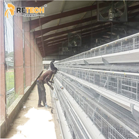 Système d'alimentation automatique pour cages à poules pondeuses RETECH FARMING, équipement pour poulaillers