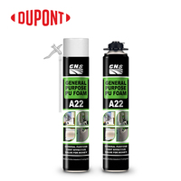 GNS A22 Spray de mousse PU à stabilité supérieure avec anti-rétrécissement et bonne élasticité pour la construction