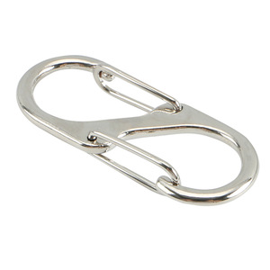 Mousqueton double type S pour usine, 32, 40, 50 mm, accessoire de sac à dos pour camping en extérieur - Product Image 3