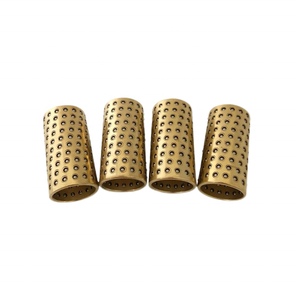 Damgalama kalıpları ve kalıpları için çelik bilye kılavuz burç pirinç bilyalı kafes kayar manşon lineer çalı - Product Image 6