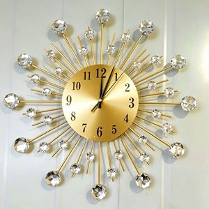 Horloge murale en fer forgé à motif floral, quartz analogique silencieux, affichage à aiguilles rondes, horloge décorative à suspendre pour le salon - Product Image 6