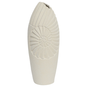 Elegante Vaso Ovale in Ceramica con Design a Spirale per Arredamento Soggiorno, Vaso per Fiori in Stile Costiero per Casa, Camera da Letto, Ufficio, Tavolo - Product Image 4
