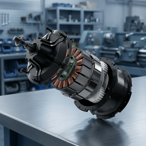 Moteur HEZZO 8000W F8, état neuf, aimant permanent synchrone - Product Image 3