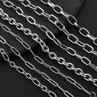 Bracelet Hip-hop simple en acier inoxydable électroplaqué haut de gamme, poli six faces, style cubain, transfrontalier Europe-Amérique