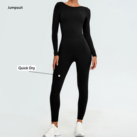 Combinaison de yoga personnalisée avec logo pour femme, justaucorps de sport extensible, combinaisons de sport pour femme, combinaisons grande taille