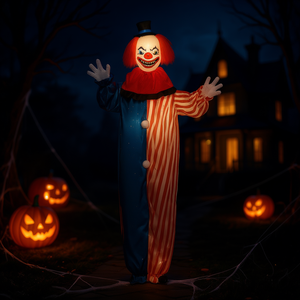 Décoration Gonflable de Clown d'Halloween en Plastique Style Classique D0100H5NV22 - Product Image 2