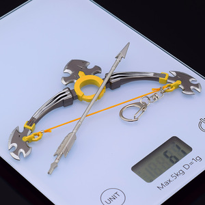 Achat en gros de la légende de <span class=keywords><strong>Zelda</strong></span> Link maître épée bête dieu arc 15CM métal modèle jouet enfants cadeau pendentif porte-clés - Product Image 4