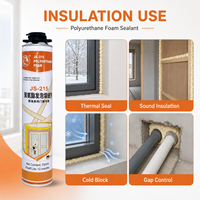 Espuma de Poliuretano en Aerosol, Sellador de Espuma PU para Rellenar Huecos en Marcos de Puertas y Ventanas, Sellador de Espuma Expansiva para Construcción
