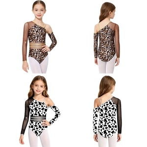Traje de Leotardo de Cavernícola para Niñas de 6 a 16 Años, Mono de Baile con Botones en la Entrepierna y Mangas Extraíbles para Fiestas Temáticas y Cosplay - Product Image 1