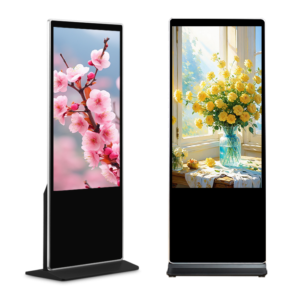 Customized Indoor Android Interactive Display Advertising Screen Digital Signage Touch Screen Floor Standing Digital Signage