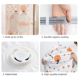 Sacs de rangement en plastique anti-poussière, housses de vêtements suspendues de <span class=keywords><strong>voyage</strong></span> avec sac de costume à fermeture éclair, sac de vêtement pour robe de mariée - Product Image 5
