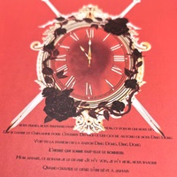 Classeur A4 en cuir PU à 3 anneaux, couverture imprimée couleur, dossier à feuilles mobiles à 3 trous, motif gothique vintage pour documents et échanges