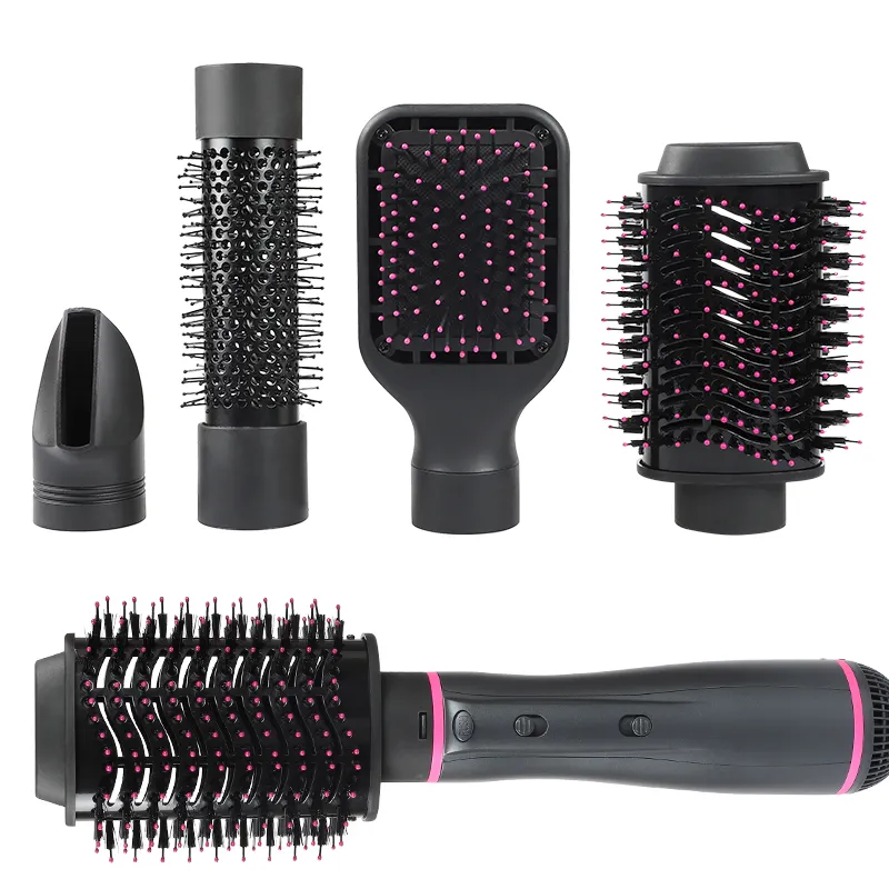New Design 4 in 1 Hot Air Styler Brush Set Volumizer Ceramic Blow Dryer brush for hair styling