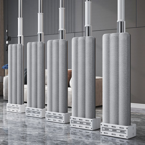 Flat Mop For Home Use All In One Cleaning Hands Free Mop 2024 New Model Lazy Mop Microfiber Rectangular Hook And Loop Fastener - Product Image 2