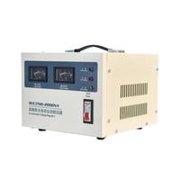 Stabilizer Tegangan Industri Satu Fasa 10KVA 5kva 3kva 220V Servo AVR Pengatur Tegangan Otomatis CE