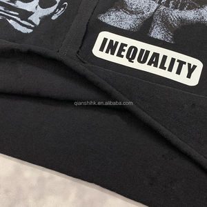 เสื้อยืดปักลายพรีเมี่ยมสไตล์วินเทจเสื้อยืดลายกราฟฟิคแอซิดออกแบบได้ตามที่ต้องการ - Product Image 5