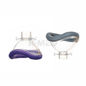 Masker Wajah anestesi oksigen sekali pakai PVC lembut masker anestetik penggunaan tunggal - Product Image 3
