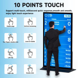 85 pollici Full Touch Screen Ultra-sottile 4K <span class=keywords><strong>LCD</strong></span> verticale interno Totem piano in piedi pubblicità <span class=keywords><strong>Display</strong></span> centro commerciale - Product Image 3