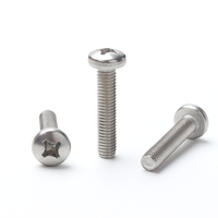 Vis à tête cylindrique cruciforme en acier inoxydable GB 818 304 A2-50