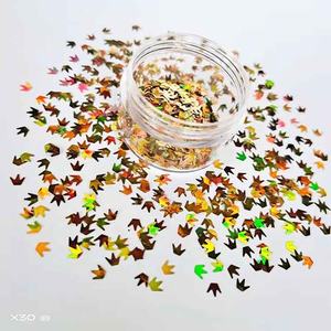 Poudre de cristal holographique dorée pour nail art <span class=keywords><strong>2023</strong></span>, forme hexagonale/carrée de 6 mm, anti-bactérienne, accessoires de fête tendance - Product Image 4