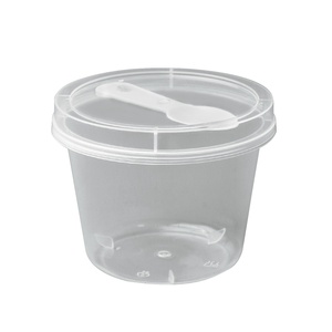 Coperchio per bicchieri monouso in PP a doppio strato, resistente alle alte temperature, per alimenti, per latte, <span class=keywords><strong>yogurt</strong></span>, gelato, budino - Product Image 5