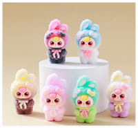 Muñeco de Conejo Kawaii en 3D, Caja Sorpresa con Figuras de Dibujos Animados, Bolsa Misteriosa con Figuras Lindas, Juguetes para Niños, Regalo Coleccionable