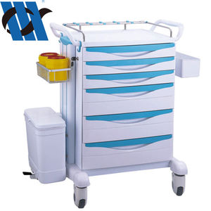 Bdt8152 Youngcoln Medische Verpleegwagen Wagen Ziekenhuis Noodanesthesie <span class=keywords><strong>Trolley</strong></span> <span class=keywords><strong>Icu</strong></span> Mobiele Medische Abs Noodtrolley - Product Image 5