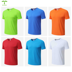 Maglietta sportiva aderente da <span class=keywords><strong>uomo</strong></span> con logo personalizzato per muscolatura da palestra in poliestere camicia aderente ad asciugatura rapida per abbigliamento sportivo da <span class=keywords><strong>uomo</strong></span> t-Shirt - Product Image 3