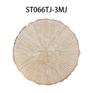 Nouveauté : Tapis de table de mariage en PVC écologique multicolore de 38 cm avec logo personnalisé – Qualité supérieure, en stock - Product Image 3