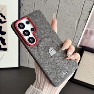 เคสโทรศัพท์หนัง PU แม่เหล็กแบบขายส่ง สำหรับ Samsung S26 S25 Ultra Plus S26 EDGE พร้อม 360 องศา °   ฝาครอบป้องกันแบบแถบ - Product Image 1