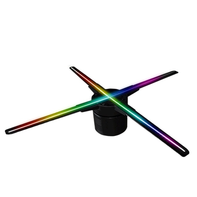 Iledshow New Model WiFi Connection Programmable Displaying Hologram Projection Fan 3D  Hologram Fan Display