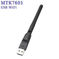Antena WiFi USB yang Dapat Diputar MT7601 Adaptor WiFi 150Mbps 2.4Ghz 802.11/b/g/n USB2.0